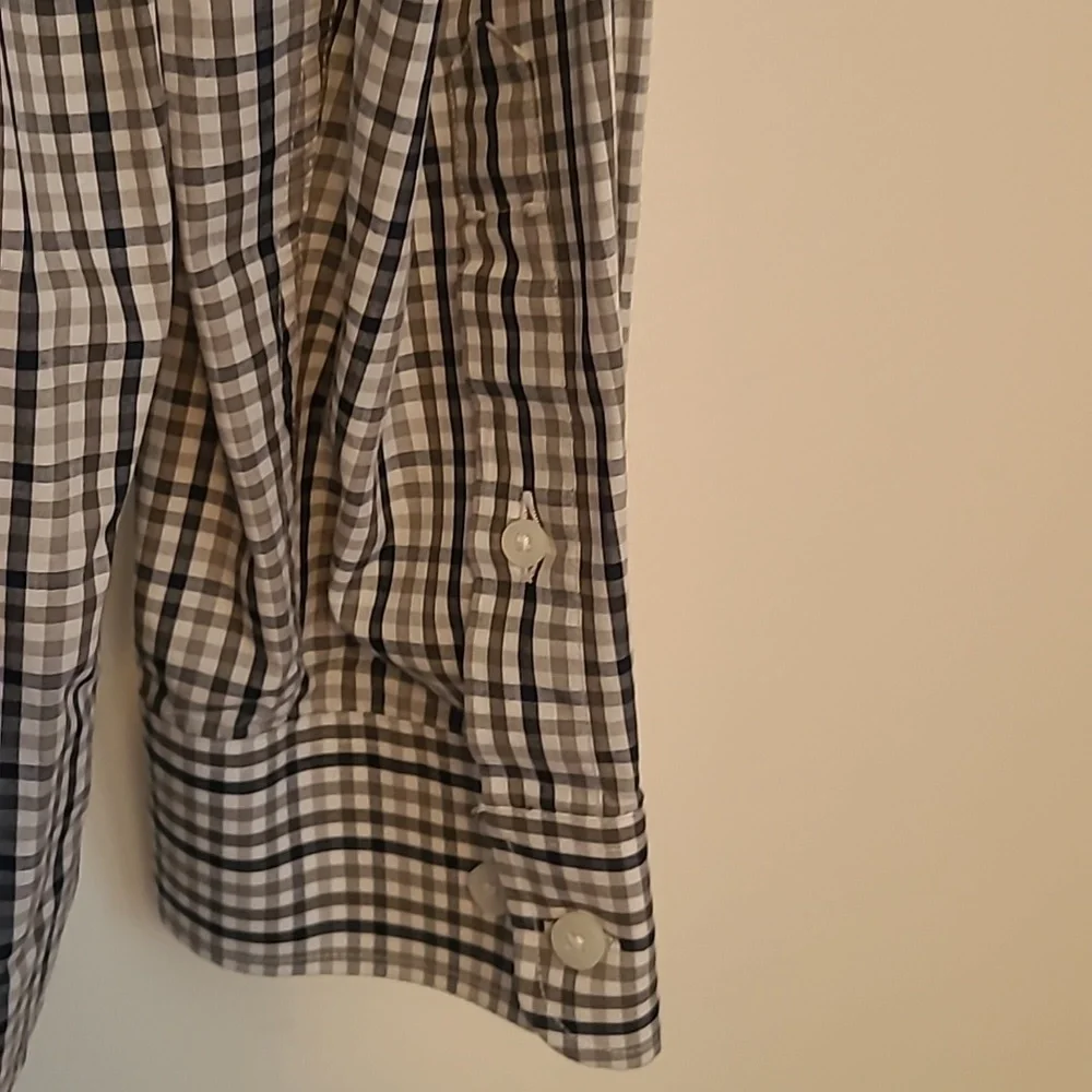 Villanova .. Mens Long Sleeve Button‎ Down .. Plaid XXXL .. Cutter & Buck